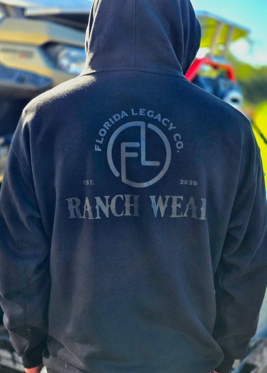 Blacked Out Ranch Wear Hoodie