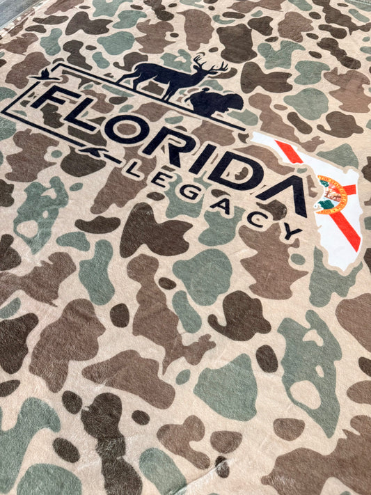 FLCC Marsh Duck Throw Blanket