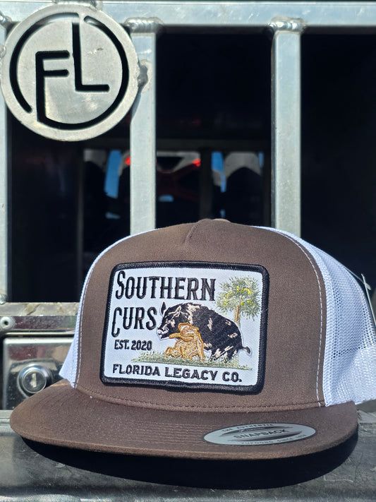Southern Curs Patch Hat bw
