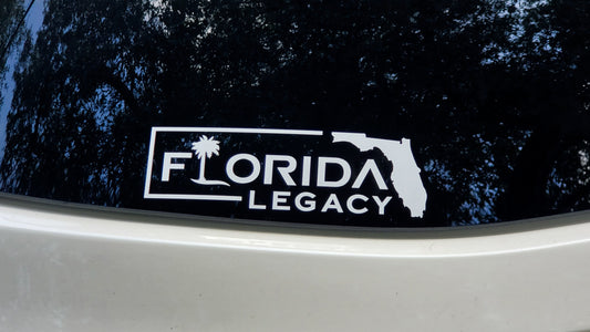 Florida Legacy Co. Palm Window Decal