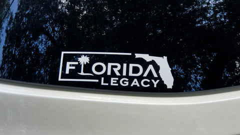 Florida Legacy Co. Palm Window Decal